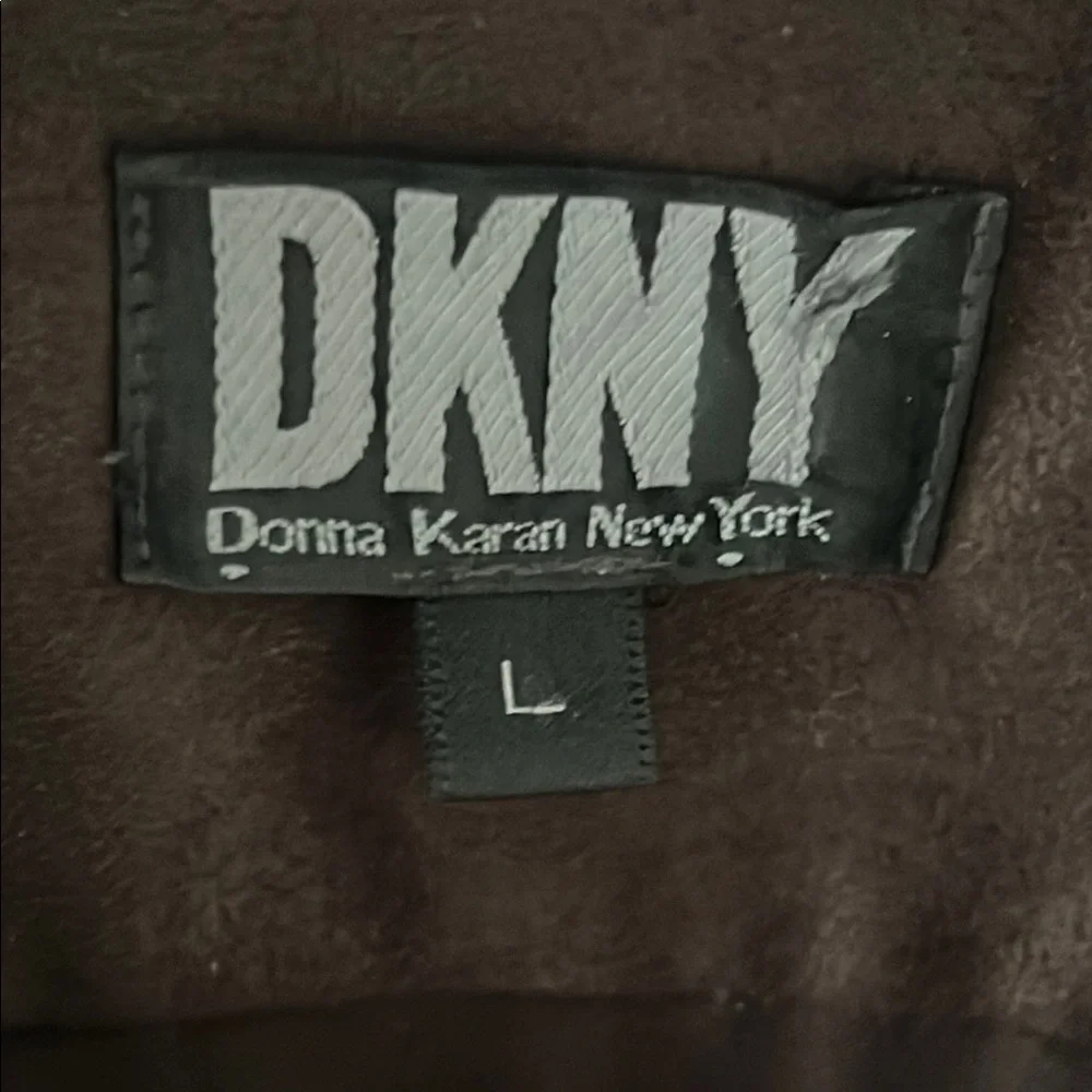 DKNY Women's Dark Brown Button Down Shirt - Picture 4 of 5